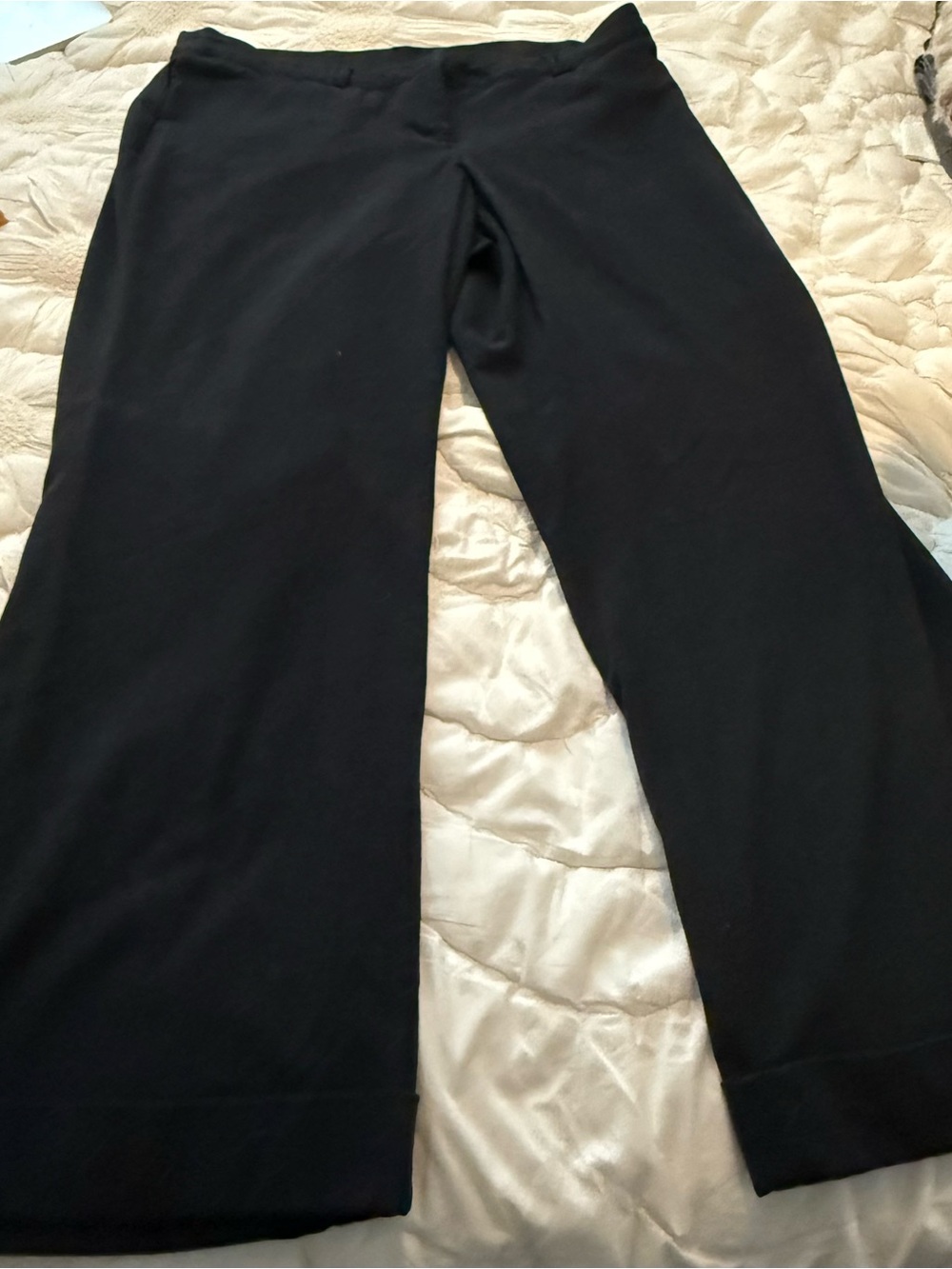 Lane Bryant Black Wide-Leg Pants